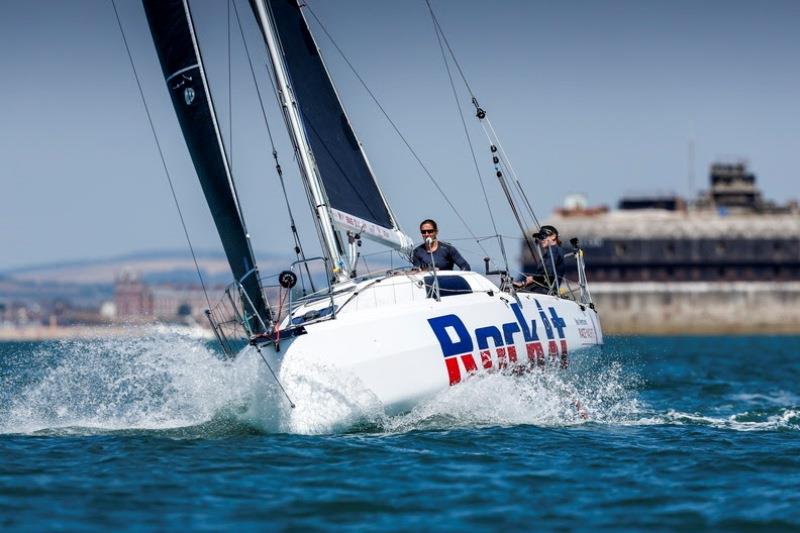 IRC Two-Handed: One of the big rises in ranking is Shirley Robertson & Dee Caffari racing Sun Fast 3300 Rockit - 2022 Sevenstar Round Britain & Ireland Race, Day 2 photo copyright Paul Wyeth / pwpictures.com taken at Royal Ocean Racing Club and featuring the IRC class