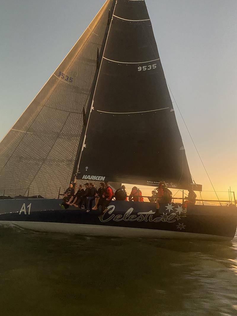 Celstial heading to Gladstone finish line - 75th Brisbane to Gladstone Yacht Race - photo © Andra Bite