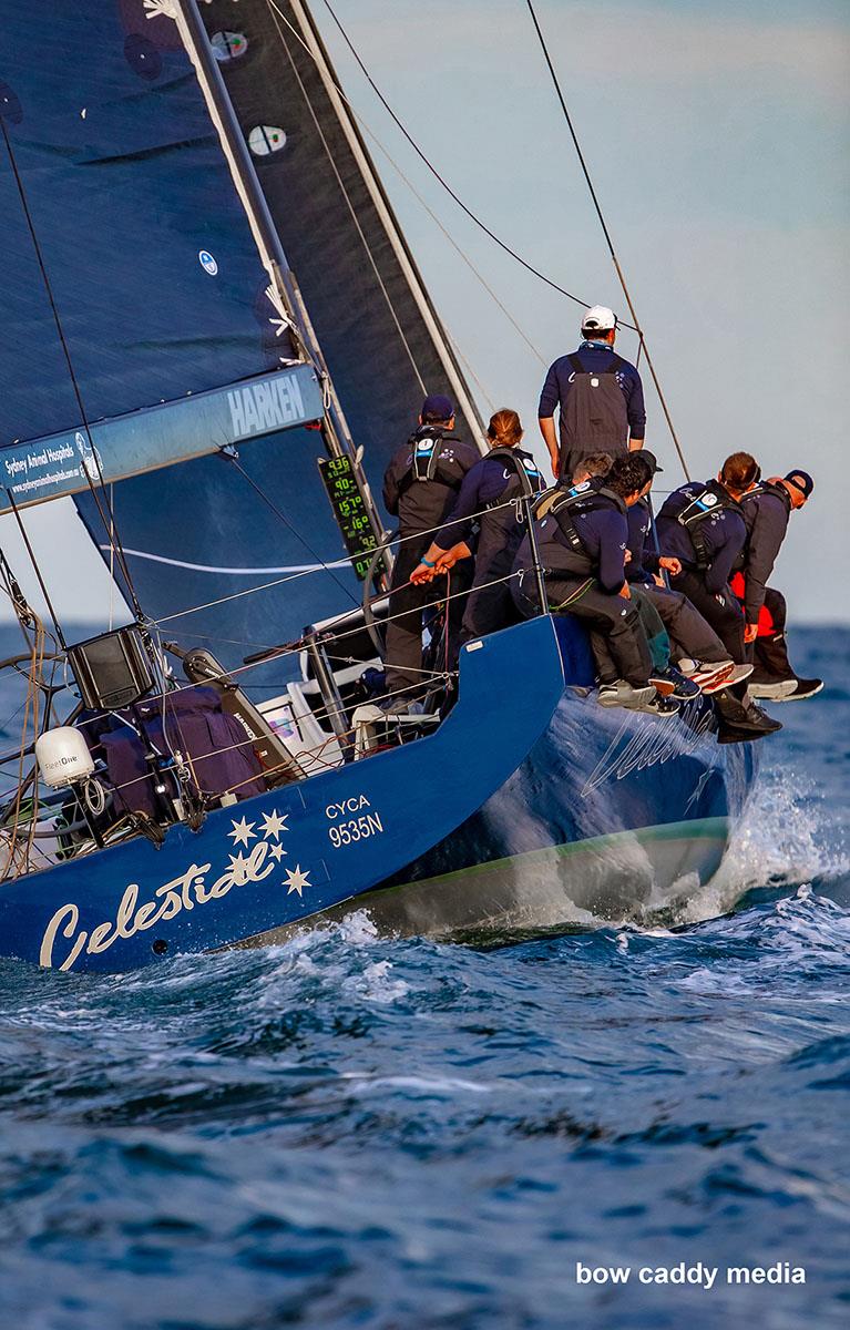 Celestial reaches to sea photo copyright Bow Caddy Media taken at Cruising Yacht Club of Australia and featuring the IRC class