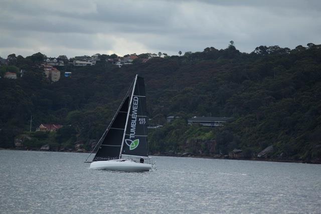 Tumbleweed in action ahead of the 2023 Sydney Hobart Race photo copyright Images Graham Biehl Collection taken at Cruising Yacht Club of Australia and featuring the IRC class