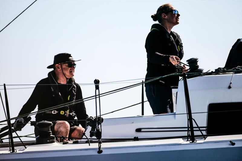 RORC Transatlantic Race 2024 Start - Gavin Howe's Sun Fast 3600 Tigris, racing Two-Handed with Maggie Adamson photo copyright Robert Hajduk taken at Royal Ocean Racing Club and featuring the IRC class