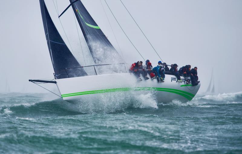 Strong winds for the 2024 Round the Island Race - photo © Tom Hicks / www.solentaction.com