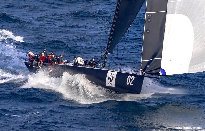 Whisper rides the Sydney swell photo copyright Bow Caddy Media taken at Cruising Yacht Club of Australia and featuring the IRC class