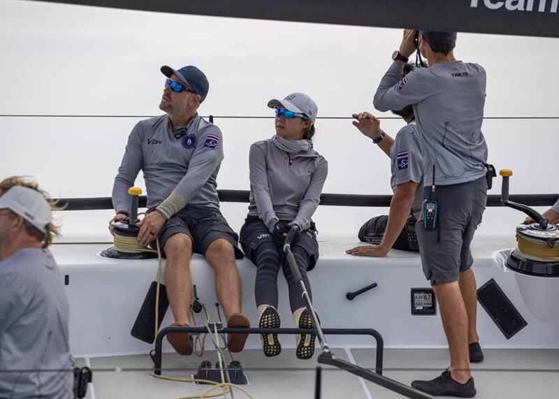 You don't need to be big to drive a TP52. Vayu. Phuket King's Cup 2024 photo copyright Guy Nowell / Phuket King's Cup taken at Royal Varuna Yacht Club and featuring the IRC class