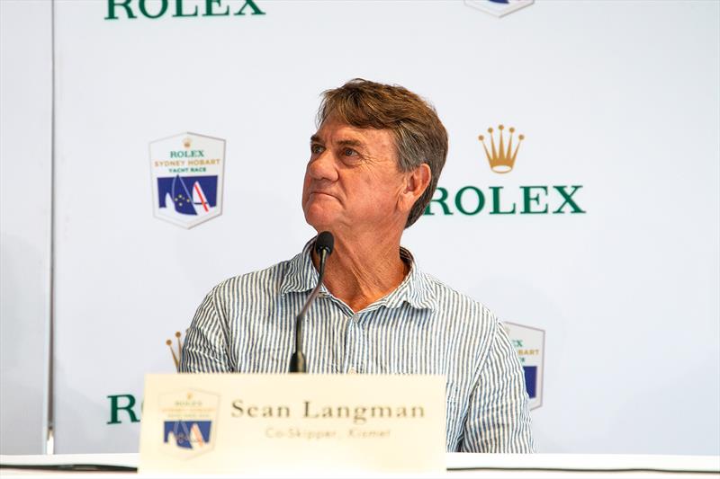 Sean Langman during the Overall Contenders press conference photo copyright RSHYR | Ashley Dart taken at Cruising Yacht Club of Australia and featuring the IRC class