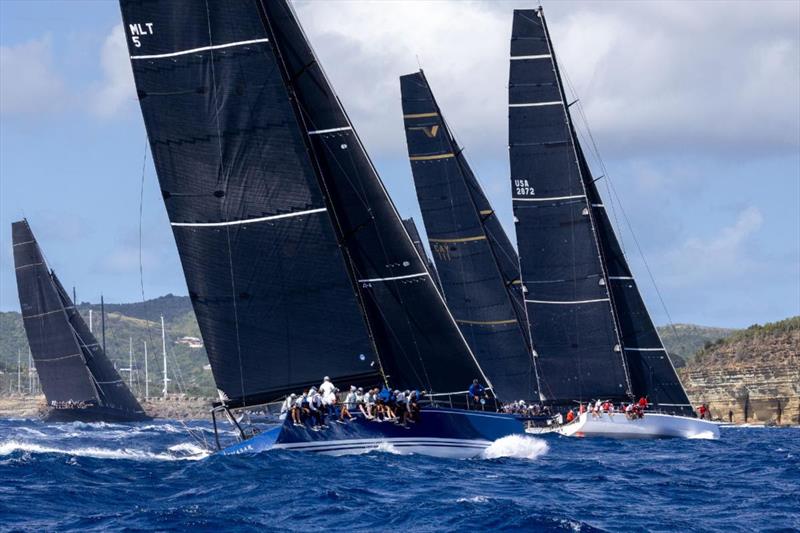 IRC Maxi Class enjoyed epic battles on the first day of the RORC Nelson's Cup Series - 2025 RORC Nelson's Cup Series photo copyright Tim Wright / Photoaction.com taken at Royal Ocean Racing Club and featuring the IRC class