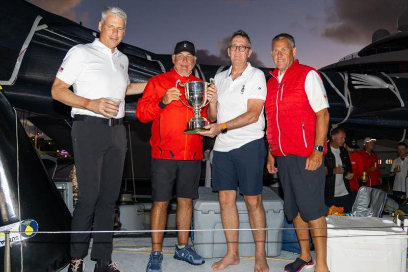 (l-r) Bryon Ehrhart, Brad Butterworth, Jeremy Wilton (RORC CEO) and Dean Phipps - RORC Caribbean 600 photo copyright Tim Wright / www.photoaction.com taken at Royal Ocean Racing Club and featuring the IRC class