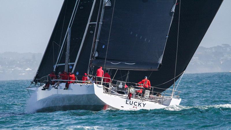 Lucky powers away - Coastal Classic - October 24, 2025 photo copyright Richard Gladwell - Sail-World.com/nz taken at Royal New Zealand Yacht Squadron and featuring the IRC class