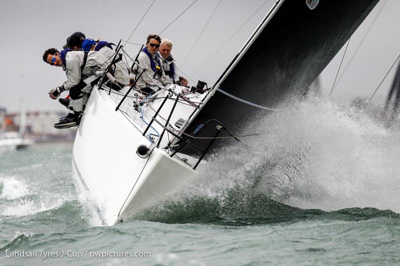 McFly, GBR 111N, J111 on day 1 of the 2020 Landsail Tyres J-Cup - photo © Paul Wyeth / www.pwpictures.com
