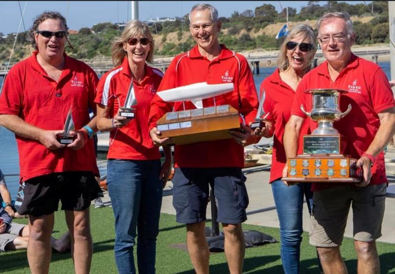 Steve Wright and the crew of Tinto J/24 Australian Champions - 2022 Australian J/24 Nationals photo copyright J24 Victoria taken at Sandringham Yacht Club and featuring the J/24 class