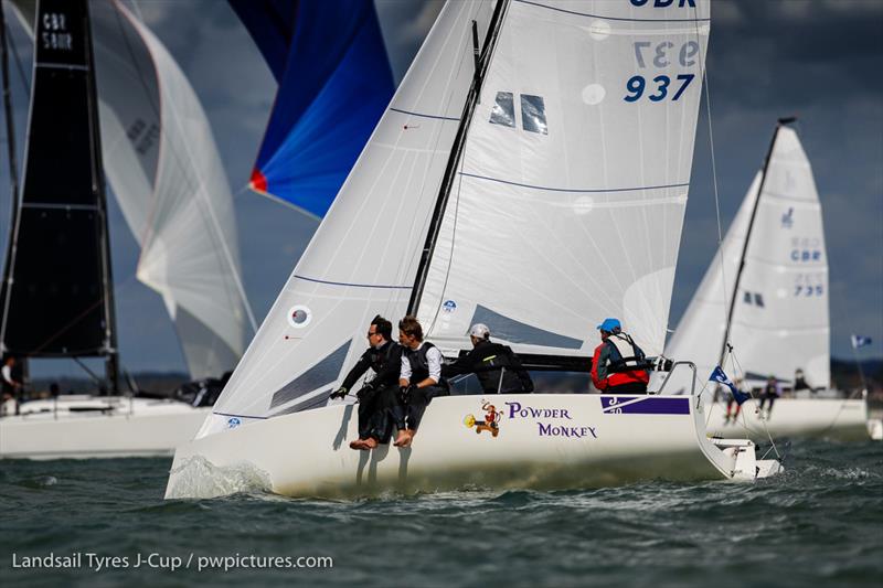 Ian Poynton's Powder Monkey winner of the Nipper Trophy at the 2020 Landsail Tyres J-Cup - photo © Paul Wyeth / www.pwpictures.com