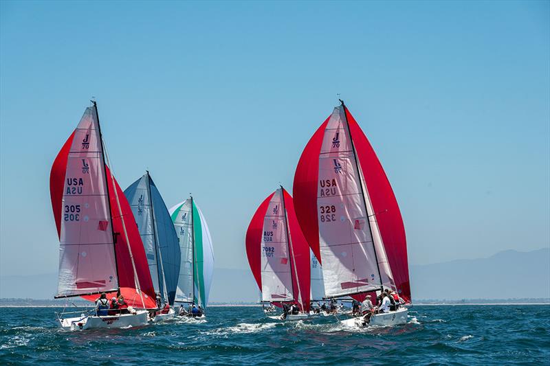 Ullman Sails Long Beach Race Week - Day 2 photo copyright Tom Walker taken at Long Beach Yacht Club and featuring the J70 class