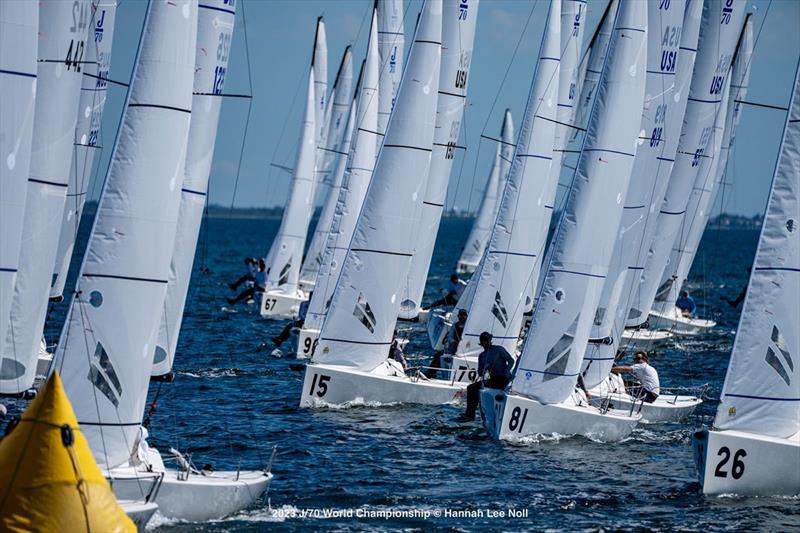 2023 J/70 World Championship photo copyright Hannah Lee Noll taken at St. Petersburg Yacht Club, Florida and featuring the J70 class