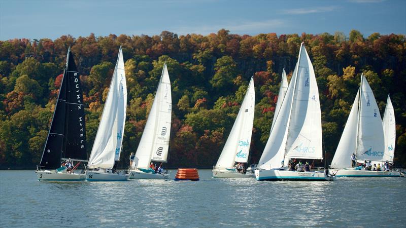 HRCS sailors racing J/80s on the Hudson River - photo © Hudson River Community Sailing