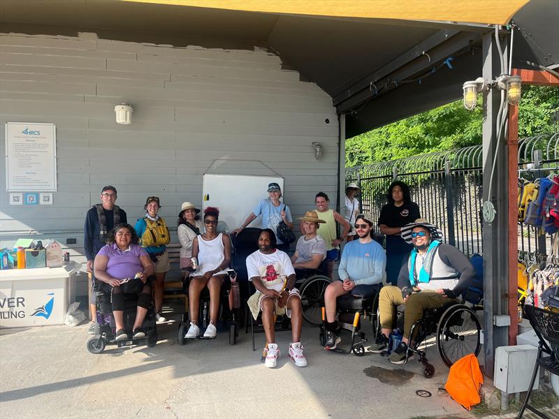 Adaptive sailing at HRCS's Dyckman Marina facility, which will close in January 2026 - photo © Hudson River Community Sailing