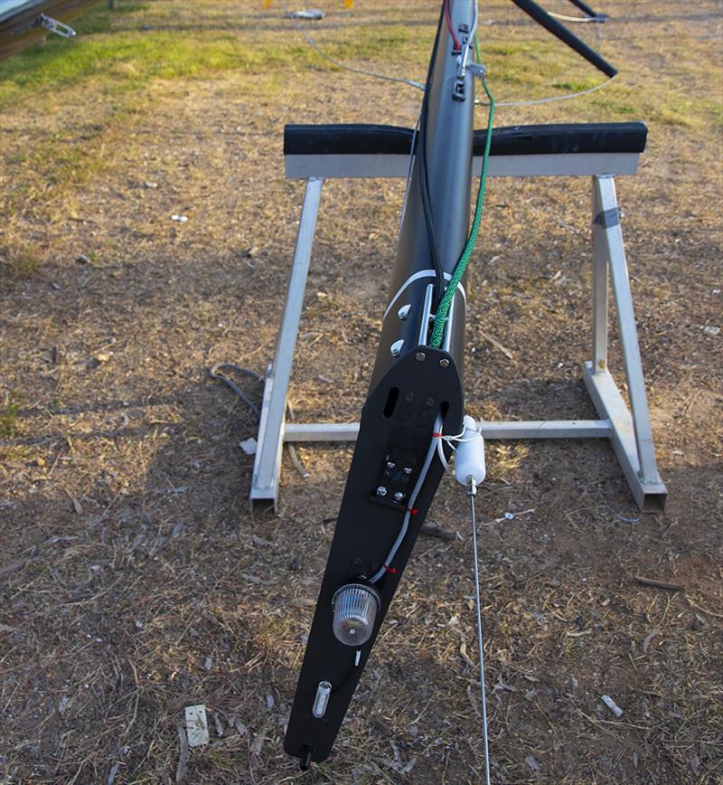 Two masthead kites for the peel (there's a bit on shorthanded), two headies, fractional bag and a topping lift photo copyright John Curnow taken at Royal Queensland Yacht Squadron and featuring the J/99 class