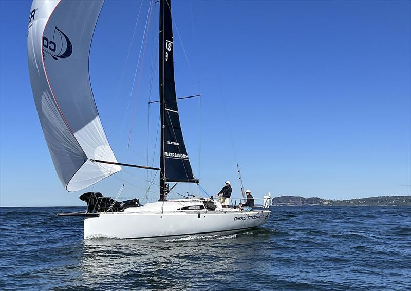 Disko Trooper get away at the start of the Pittwater to Coffs Race - photo © Lee Condell