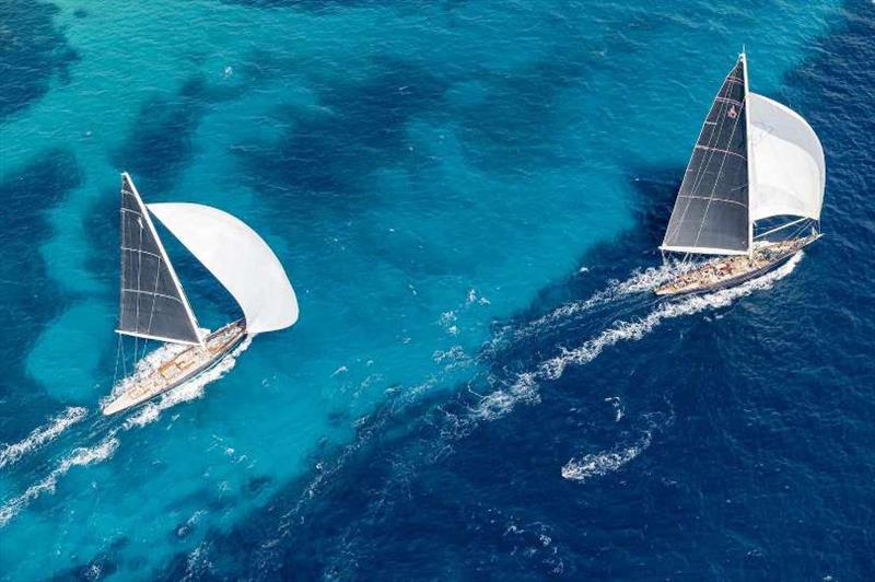 J Class yachts Velsheda and Topaz photo copyright J Class / Studio Borlenghi taken at  and featuring the J Class class