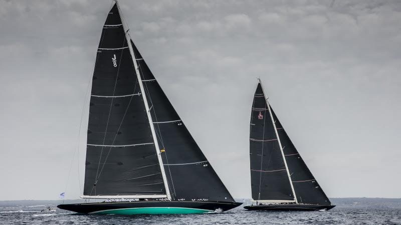 Velsheda and Topaz - Superyacht Cup Palma photo copyright Sailing Energy / The Superyacht Cup taken at Real Club Náutico de Palma and featuring the J Class class