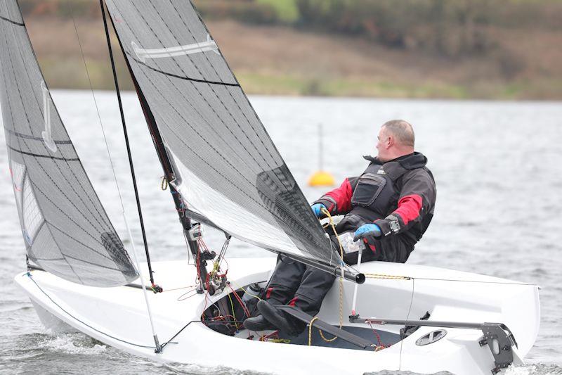 Exmoor Beastie pursuit race at Wimbleball photo copyright Tim Moss taken at Wimbleball Sailing Club and featuring the K1 class