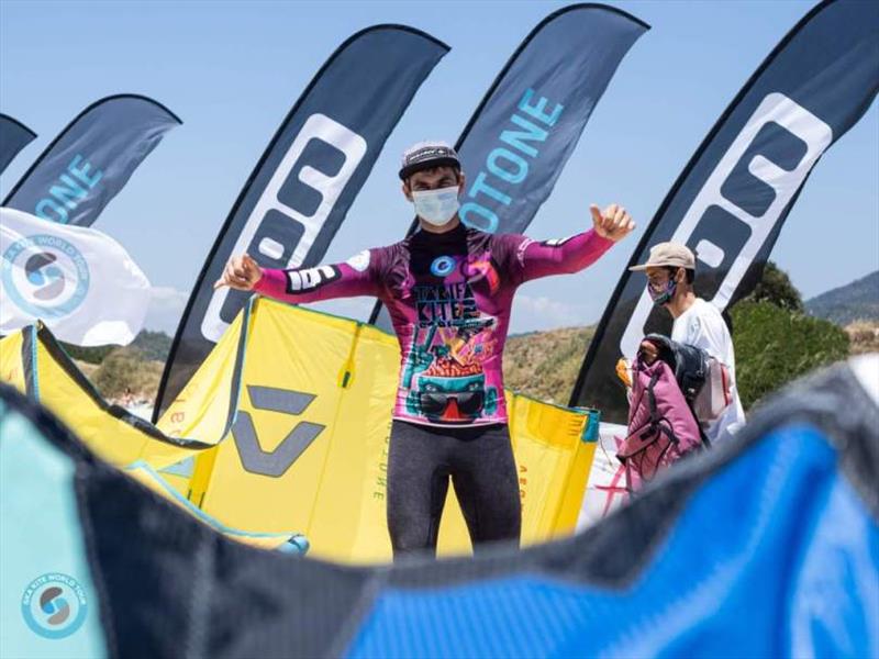 GKA Freestyle World Cup Tarifa 2021, Day 1 photo copyright Samuel Cardenas taken at  and featuring the Kiteboarding class