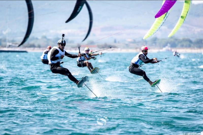 Markus Edegran at the 2021 Formula Kite European Championships photo copyright IKA / Alex Schwarz taken at  and featuring the Kiteboarding class