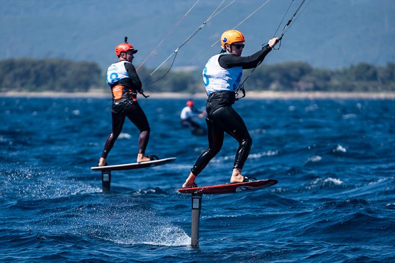 Alex Landwehr (Formula Kite) competing at French Olympic Week Hyères - photo © Beau Outteridge / Australian Sailing Team