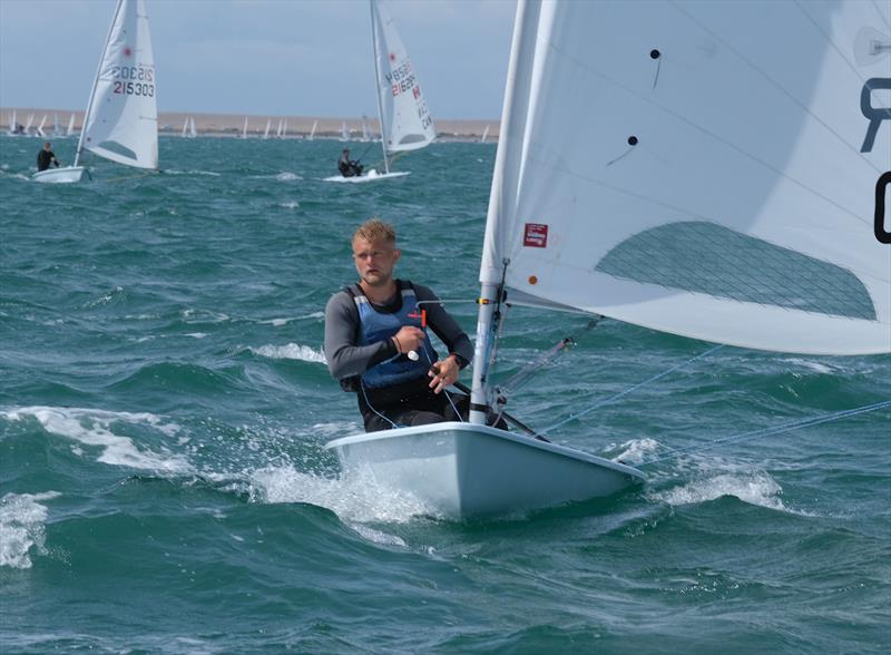 Ben Flower during the UKLA ILCA 7 Nationals at the WPNSA photo copyright Sam Pearce taken at Weymouth & Portland Sailing Academy and featuring the ILCA 7 class