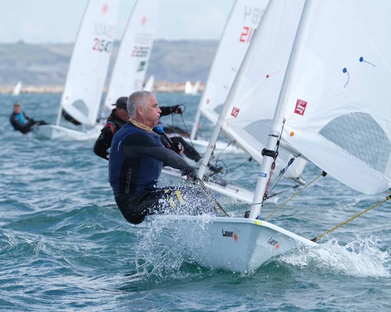 Nick Harrison during the UKLA ILCA 7 Nationals at the WPNSA photo copyright Sam Pearce taken at Weymouth & Portland Sailing Academy and featuring the ILCA 7 class