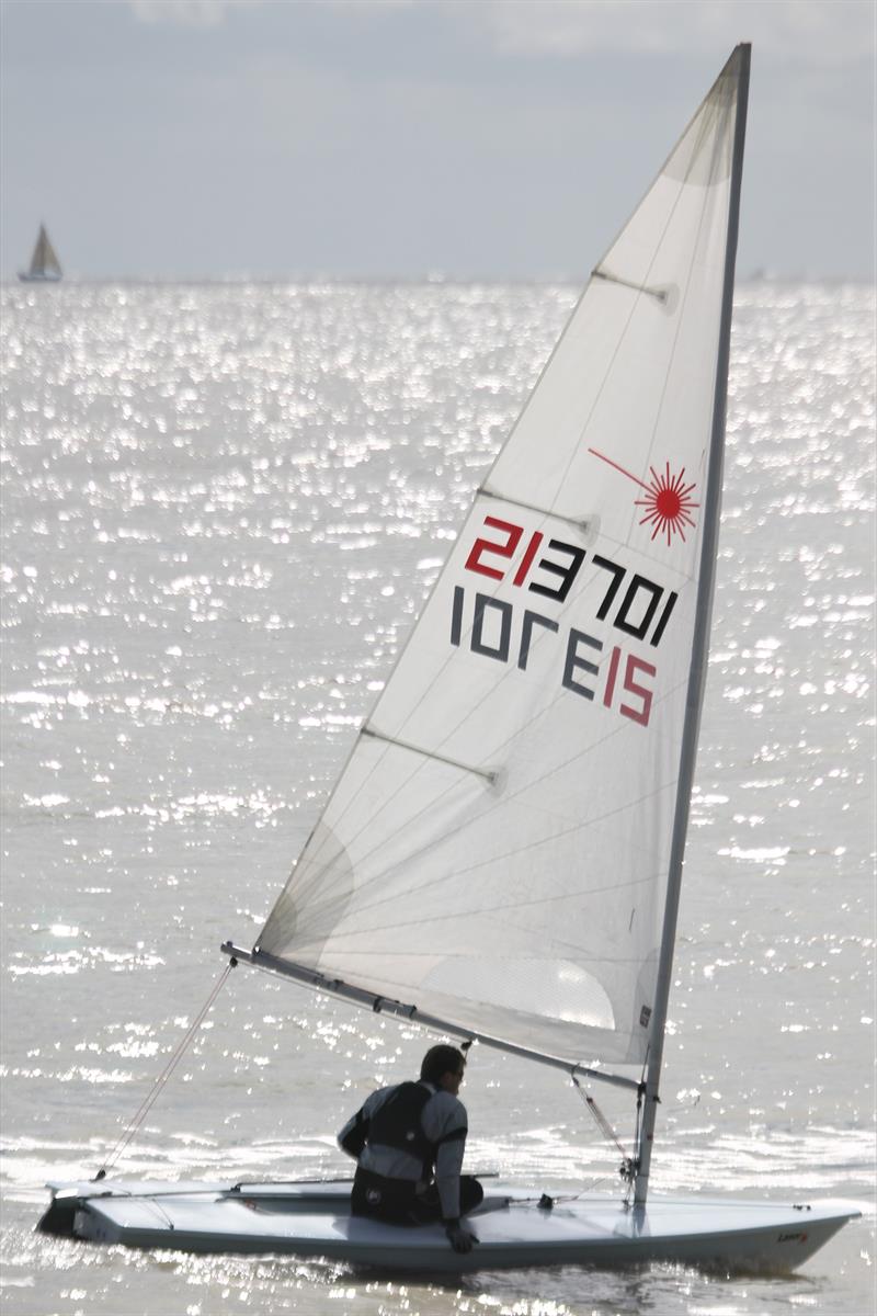 Oliver Cage-White won the Dyson Dash Trophy, but only after a countback photo copyright Adrian Trice taken at Broadstairs Sailing Club and featuring the ILCA 7 class
