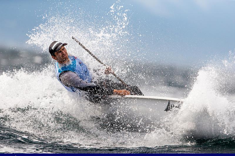  Tom Saunders (NZL) - Laser - Enoshima , Round 1 of the 2020 World Cup Series - August 30, 2019 photo copyright Jesus Renedo / Sailing Energy taken at  and featuring the ILCA 7 class