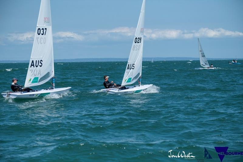 Luke Elliot - 2020 ILCA Laser Standard World Championship, day 3 photo copyright Jon West Photography taken at Sandringham Yacht Club and featuring the ILCA 7 class