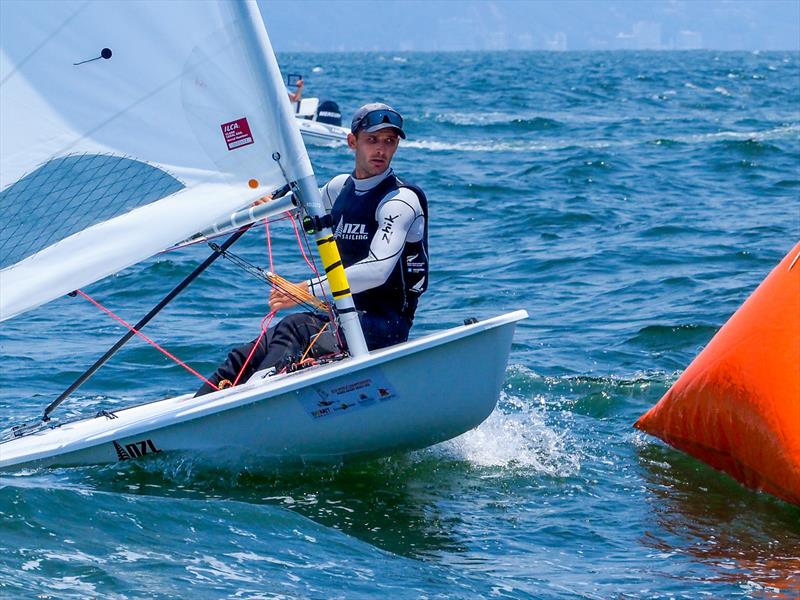 Tom Saunders finished fourth at the ILCA 7 world championships. photo copyright John Pounder / www.jldigitalmedia.net taken at Royal New Zealand Yacht Squadron and featuring the ILCA 7 class