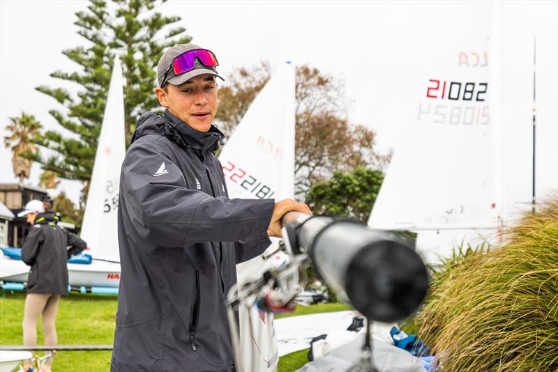 George Gautrey is second in the ILCA 7 fleet after Day 2 Oceanbridge NZL Sailing Regatta - Torbay Sailing Club - February 25, 2023 - photo © Adam Mustill Photography