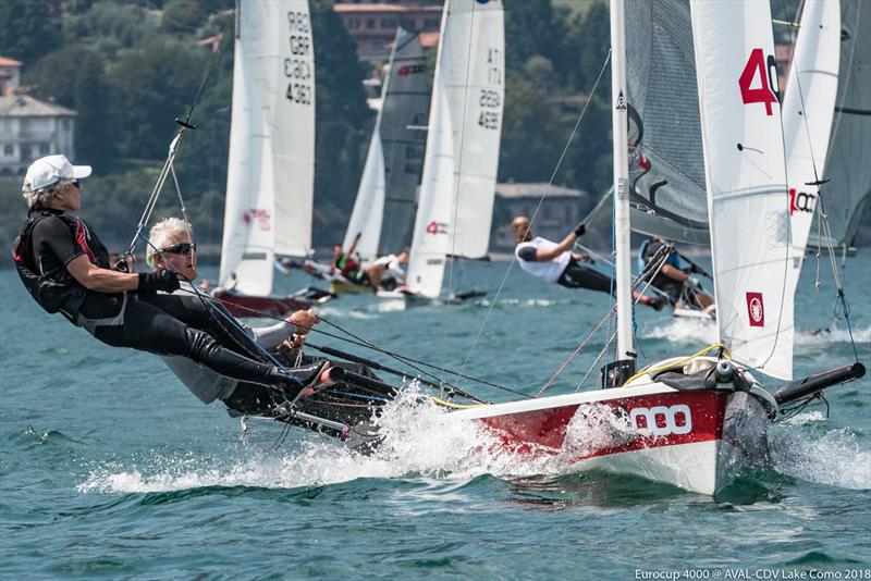 4000s at Lake Como photo copyright Renato Tebaldi taken at Centro Vela Alto Lario and featuring the 4000 class