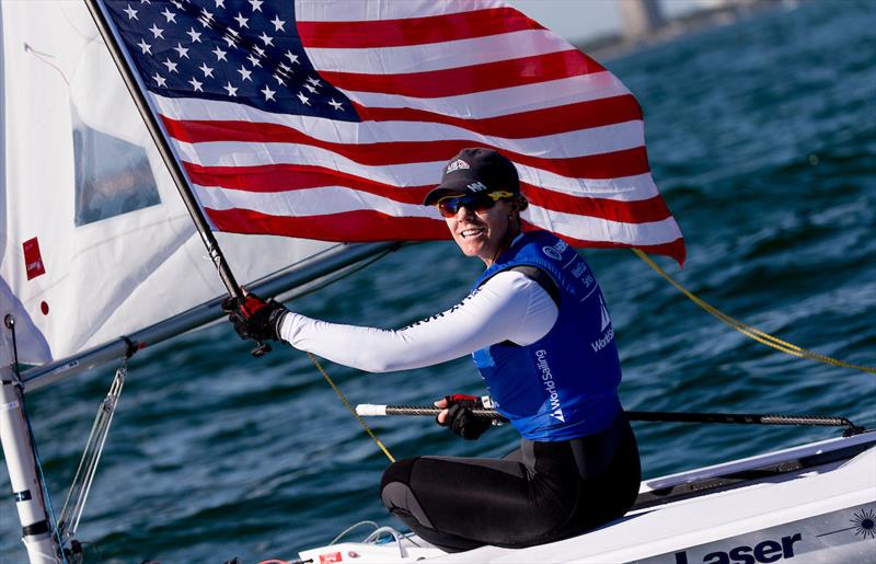 Paige Railey - 2019 Hempel World Cup Series Miami photo copyright Pedro Martinez / Sailing Energy / World Sailing taken at  and featuring the ILCA 6 class