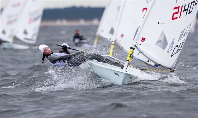 Sarah Douglas - 2020 Laser Senior European Championship photo copyright Thom Touw Photography taken at  and featuring the ILCA 6 class