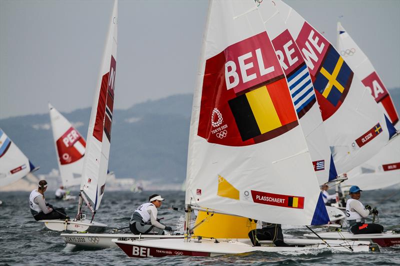 Tokyo2020 - Day 2 - July, 26, - Enoshima, Japan. Womens Laser Radial photo copyright Richard Gladwell - Sail-World.com / nz taken at Royal New Zealand Yacht Squadron and featuring the ILCA 6 class