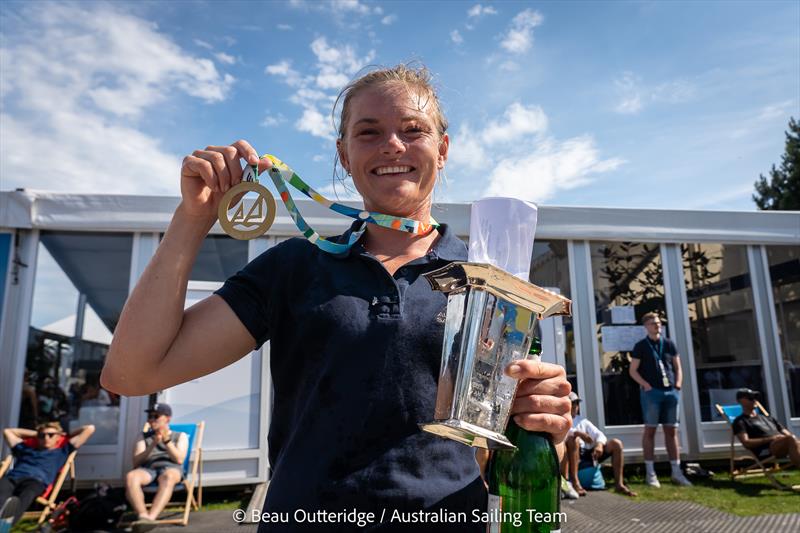 Australia's Mara Stransky had a straight line to the ILCA 6 overall victory at Kiel Week photo copyright Beau Outteridge taken at Kieler Yacht Club and featuring the ILCA 6 class