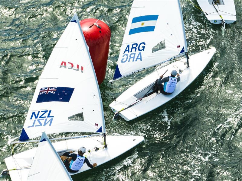 Caleb Armit (NZL) - Boys ILCA 6 - Allianz Youth World Sailing Championships - Day 4 - The Hague - July 2022 photo copyright Sailing Energy / World Sailing taken at Jachtclub Scheveningen and featuring the ILCA 6 class