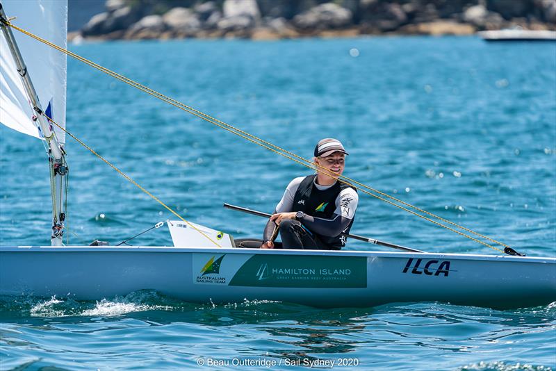 Mara Stransky at Sail Sydney 2020 photo copyright Beau Outteridge taken at Australian Sailing and featuring the ILCA 6 class