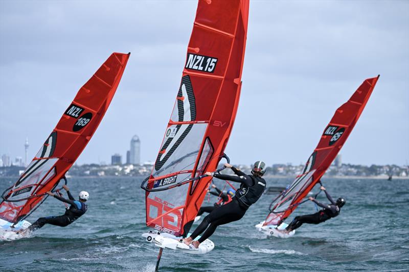 iQFoil - NZ Youth Championships - Murrays Bay Sailing Club - October 2023  - photo © Chantelle Middleton/Salty Shot Photography