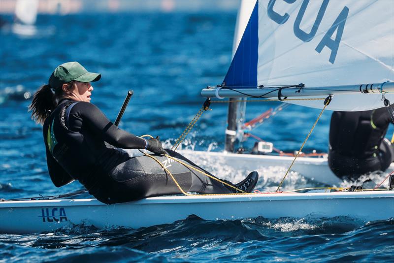 Casey Imeneo - French Olympic Week Regatta 2024 photo copyright Sailing Energy taken at COYCH Hyeres and featuring the ILCA 6 class
