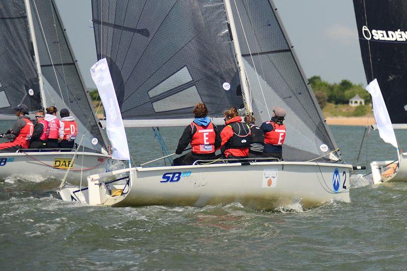 Champagne conditions for British Keelboat League at Marconi photo copyright kSail taken at Marconi Sailing Club and featuring the SB20 class