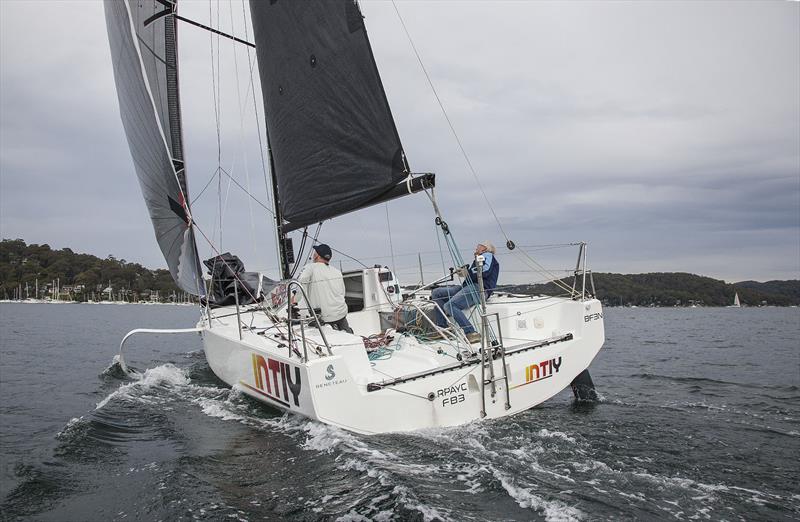 Always a hoot with the big sails up - Figaro Beneteau 3 photo copyright John Curnow taken at Royal Prince Edward Yacht Club and featuring the Figaro class