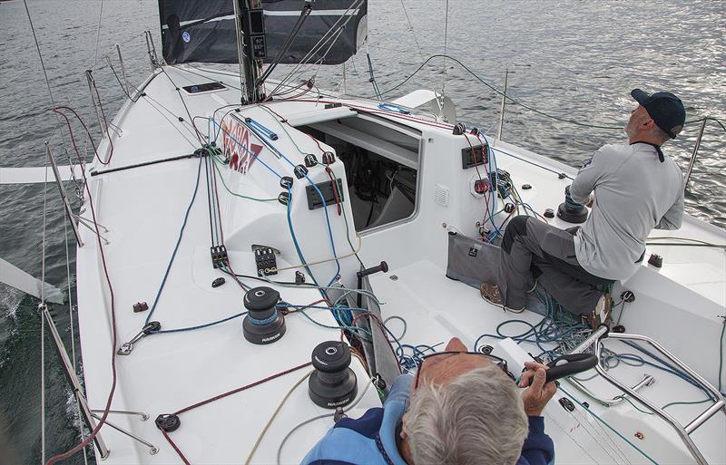 Did someone say strings? Plenty of them on the Figaro Beneteau 3 photo copyright John Curnow taken at Royal Prince Edward Yacht Club and featuring the Figaro class