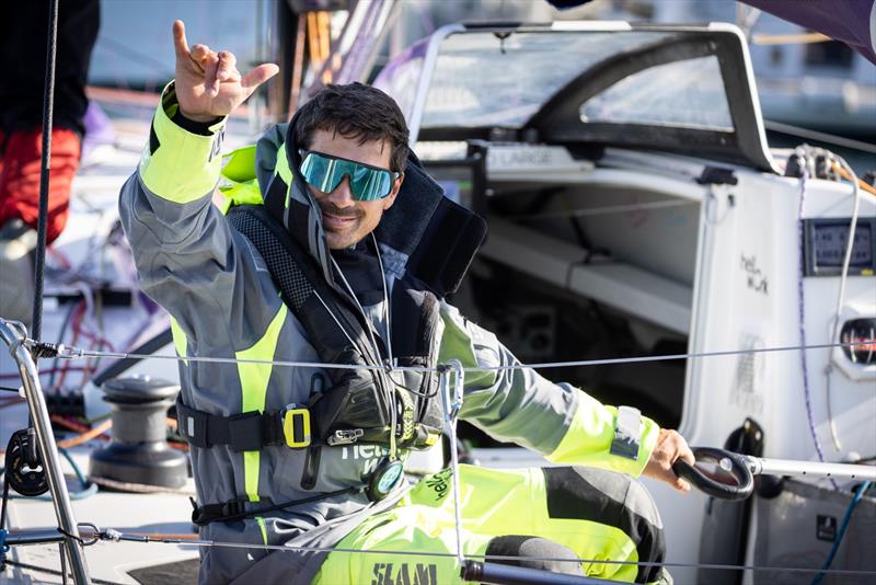 Davy Beaudart - 56th La Solitaire du Figaro Paprec Leg 2 Start - photo © Vincent Olivaud / OC Sport Pen Duick