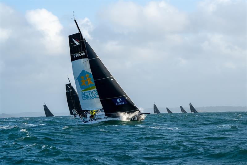 56th La Solitaire du Figaro Paprec Leg 1 Start - photo © Mathieu Rivrin