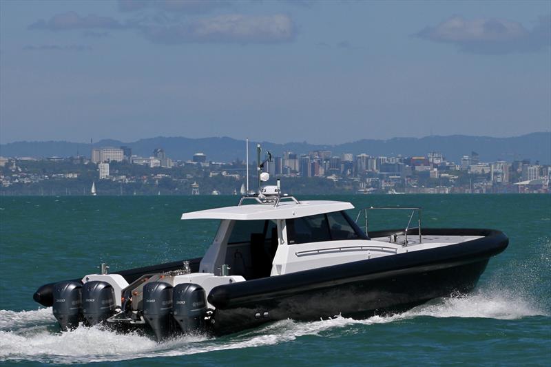 Three America's Cup teams have chosen the original M&M design - Lloyd Stevenson Boats Custom Catalyst - T/T Skorpios  - photo © Lloyd Stevenson 