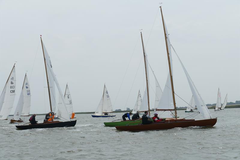 Close racing at Loch Long Week 2021 photo copyright Robert Mulcahy taken at Aldeburgh Yacht Club and featuring the Loch Long One Design class